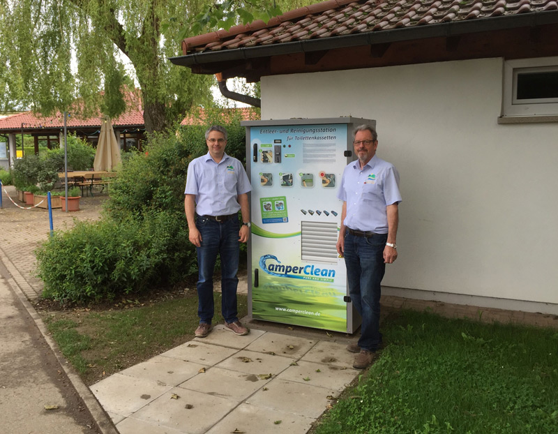 Übergabe CamperClean Station